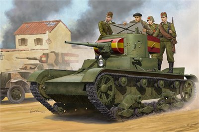 82496  техника и вооружение  Soviet T-26 Light Infantry Tank Mod.1935  (1:35) 6939319224965