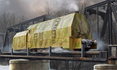 82922  техника и вооружение  German Panzerlok BR57 Armoured Locomotive  (1:72) 6939319229229