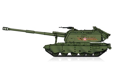 82928  техника и вооружение  2S19-M2 Self-propelled Howitzer  (1:72) 6939319229281