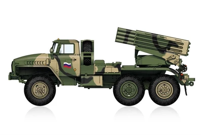 82932  техника и вооружение  Russian BM-21 Grad Late Version  (1:72) 6939319229328