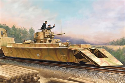 82936  техника и вооружение  German Panzertragerwagen + Pz.Kpfw.38(t)  (1:72) 6939319229366