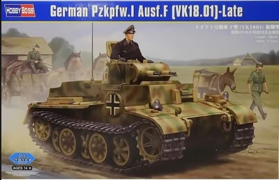 83805  техника и вооружение  German Pzkpfw.I Ausf.F (VK1801) Late  (1:35) 6939319238054