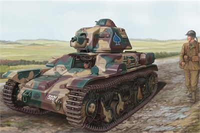 83806  техника и вооружение  French R35 Light Infantry Tank  (1:35) 6939319238061