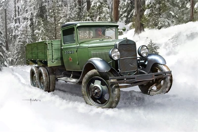 83837  техника и вооружение  Soviet Г@З- AAA Cargo Truck  (1:35) 6939319238375