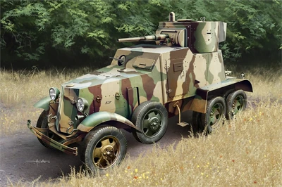 83839  техника и вооружение  Soviet BA-6 Armor Car  (1:35) 6939319238399