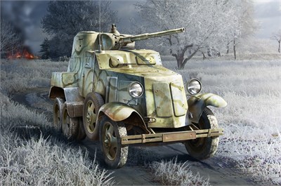 83840  техника и вооружение  Soviet BA-10 Armor Car  (1:35) 6939319238405