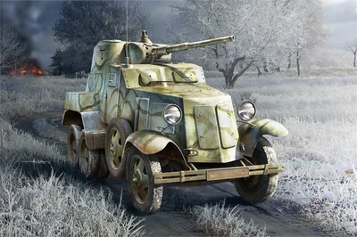 83840  техника и вооружение  Soviet BA-10 Armor Car  (1:35) 6939319238405
