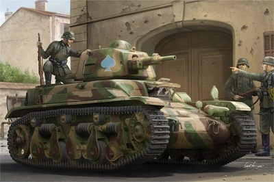 83893  техника и вооружение  French R39 Light Infantry Tank  (1:35) 6939319238931