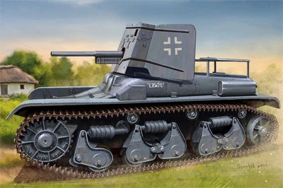 83895  техника и вооружение  German 3.7cm Pak 35/36 auf Pz.Kpfw 35R(f)  (1:35) 6939319238955