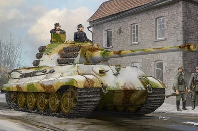 84532  техника и вооружение  Pz.Kpfw.VI Sd.Kfz.182 Tiger II (Henschel Feb-1945 Production)  (1:35) 6939319245328