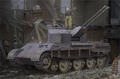 84535  техника и вооружение  German Flakpanzer V Ausf.A  (1:35) 6939319245359