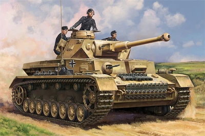84840  техника и вооружение  German Pzkpfw IV Ausf.F2 Medium Tank  (1:48) 6939319248404