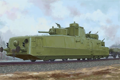 85514  техника и вооружение  Soviet MBV-2 Armored Train  (1:35) 6939319255143