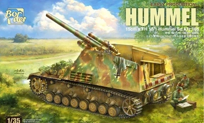 BT-032  техника и вооружение  Hummel Sd. Kfz. 165 Early Production 15cm s.FH 18/1  (1:35) 6971995746607