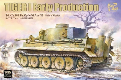 BT-034  техника и вооружение  Tiger I Early Production Battle Of Kharkov  (1:35) 6971995746591