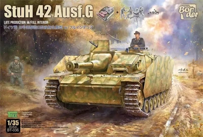 BT-036  техника и вооружение  StuH 42 Ausf. G Late Production w/full interior  (1:35) 6971995746706