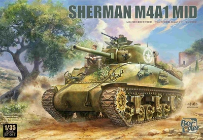 BT-047  техника и вооружение  Sherman M4A1 Mid  (1:35) 6971995746775