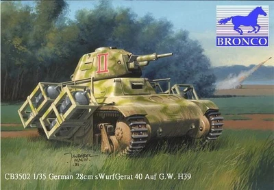 CB35002  техника и вооружение  German 28cm sWurfgerut 40 auf G.W. H39  (1:35) 4544032100131