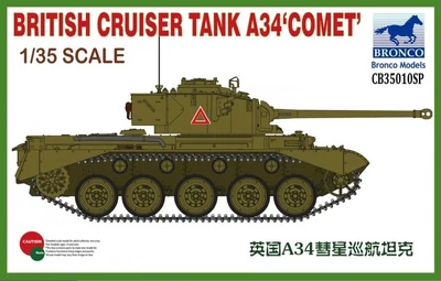 CB35010SP  техника и вооружение  British Cruiser Tank A34 Comet (1:35) 4544032742805