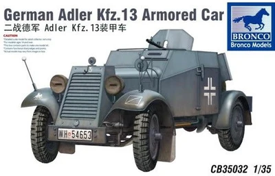 CB35032  техника и вооружение  German Adler Kfz.13 Armored Car (1:35) 4544032673253