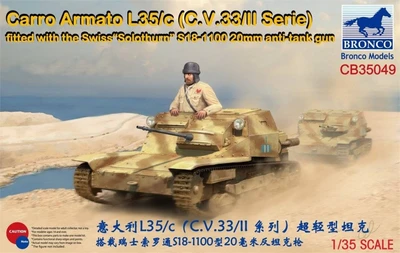 CB35049  техника и вооружение  Carro Armato L35/c (C.V.33/II Serie)  (1:35) 4544032756277