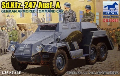 CB35095  техника и вооружение  Sd.Kfz. 247 Ausf. A German armored command car  (1:35) 6970162330335