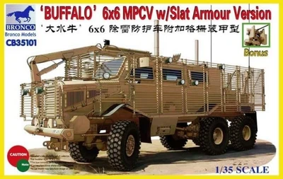 CB35101  техника и вооружение  'Buffalo' 6x6 MPCV w/Slat Armour Version  (1:35) 4544032691257