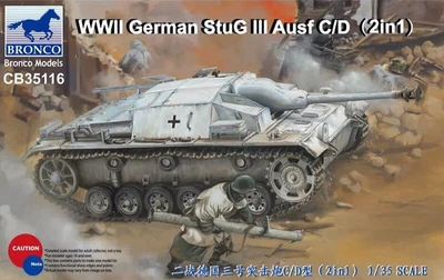 CB35116  техника и вооружение  StuG III Ausf C/D (2in1) with StuK 37/L24 or StuK 40/L48  (1:35) 4544032758899