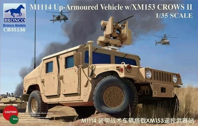 CB35136  техника и вооружение  M1114 Up-Armoured Vehicle w/XM153 CROWS II (1:35) 4544032698492