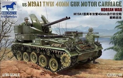 CB35148  техника и вооружение  US M19A1 Twin 40 MM Gun Motor Carriage Korean War  (1:35) 4544032771300