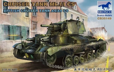 CB35149  техника и вооружение  Cruiser Tank Mk.I/I CS British Cruiser Tank A9/A9 CS  (1:35) 4544032766061