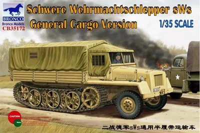 CB35172  техника и вооружение  Schwere Wehrmachtschlepper sWs General Cargo Version  (1:35) 4544032705541