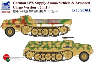 CB35214  техника и вооружение  German sWS Supply Ammo Vehicle & Armored Cargo Version (2in1)  (1:35) 4544032753696