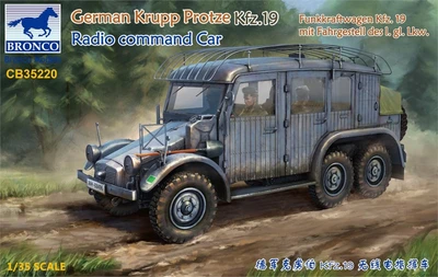 CB35220  техника и вооружение  German Krupp Protze Kfz. 19 Radio Command Car  (1:35) 4544032778309