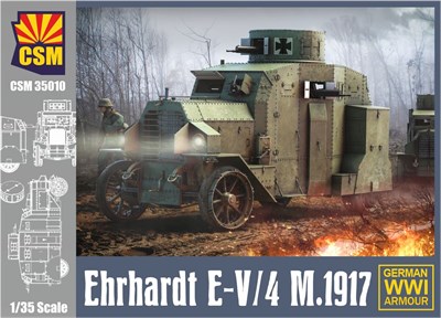 CSM35010  техника и вооружение  Ehrhardt M.1917 Armoured car  (1:35) 4751032600701