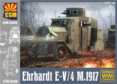 CSM35010  техника и вооружение  Ehrhardt M.1917 Armoured car  (1:35) 4751032600701