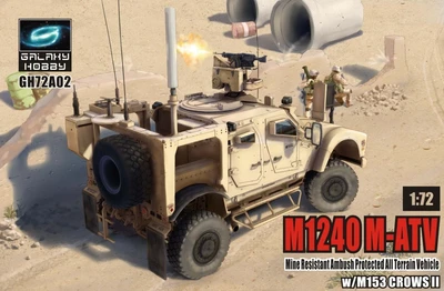 GH72A02  техника и вооружение  M1240 M-ATV w/ M153 CROWS II Mine Resistant Ambush Protected  (1:72) 2000000232430
