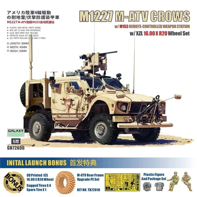 GH72A06-SP  техника и вооружение  U.S. M-ATV M1277A1 MRAP w/M153 CROWS  (1:72) 2000002171379