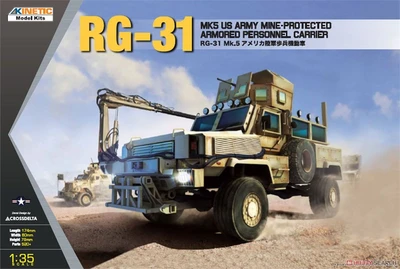 K61015  техника и вооружение  RG-31 MK5 U.S. Army Mine-Protected Armored Personnel Carrier  (1:35) 9588838161069