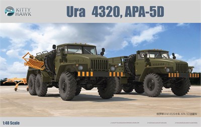 KH80159  техника и вооружение  Автомобили УР@Л-4320 & АПА-5Д  (1:48) 2000000194103