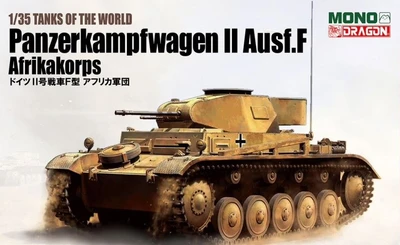 MD002  техника и вооружение  Panzerkampfwagen II Ausf. F Afrika Corps  (1:35) 4545782076448
