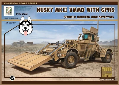 PH35015  техника и вооружение  Husky Mk. III VMMD with GPRS Vehicle Mounted Mine Detector  (1:35) 4589913234925