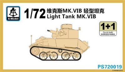 PS720019  техника и вооружение  Light Tank Mk.VI B 1+1 Quickbuild  (1:72) 2000000192789