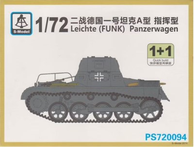 PS720094  техника и вооружение  Leichter (FUNK) Panzerwagen 1+1 Quickbuild  (1:72) 2000000192994