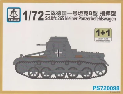 PS720098  техника и вооружение  Sd.Kfz.265 kleiner Panzerbefehlswagen 1+1 Quickbuild  (1:72) 2000000193014