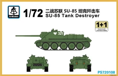 PS720108  техника и вооружение  SU-85 Tank Destroyer 1+1 Quickbuild  (1:72) 2000000193038