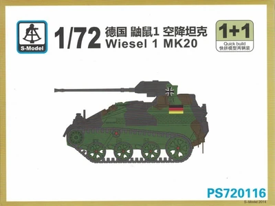 PS720116  техника и вооружение  Wiesel 1 MK20 1+1 Quickbuild  (1:72) 2000000193045