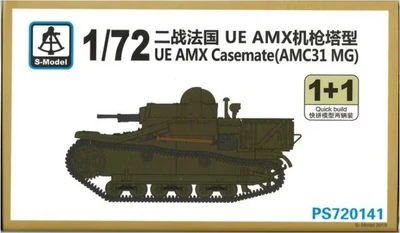 PS720141  техника и вооружение  UE AMX Casemate (7.5mm MAC-31 MG) 1+1 Quickbuild  (1:72) 2000000217550