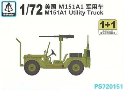 PS720151  техника и вооружение  M151A1 Utility Truck 1+1 Quickbuild  (1:72) 2000000217567