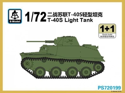 PS720199  техника и вооружение  T-40S Light Tank 1+1 Quickbuild  (1:72) 2000000193229